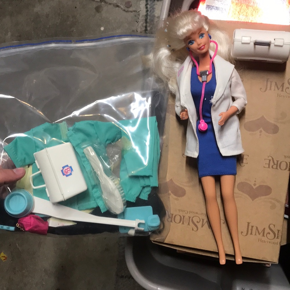 Unboxed Doctor Barbie
